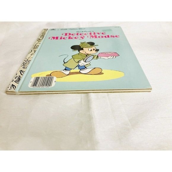 Detective Mickey Mouse Walt Disney Vintage Little Golden Books Hardcover 1985 - Picture 6 of 8